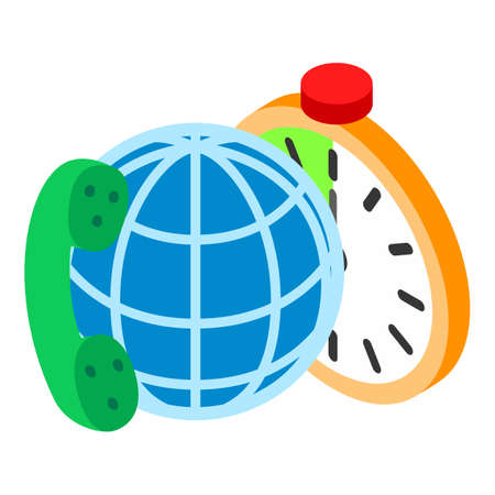 Communication support icon. Isometric illustration of communication support vector icon for webのイラスト素材