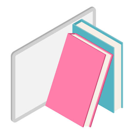 School education icon. Isometric illustration of school education vector icon for webのイラスト素材