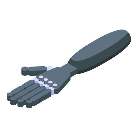 Bio-printing hand icon isometric vector. Bio printer. Medical scienceのイラスト素材