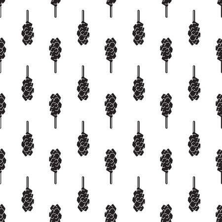 Candy sugar stick pattern seamless background texture repeat wallpaper geometric vectorのイラスト素材