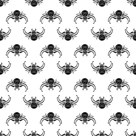 Biology spider pattern seamless background texture repeat wallpaper geometric vectorのイラスト素材