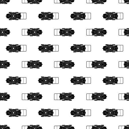 House lawn mower pattern seamless background texture repeat wallpaper geometric vectorのイラスト素材