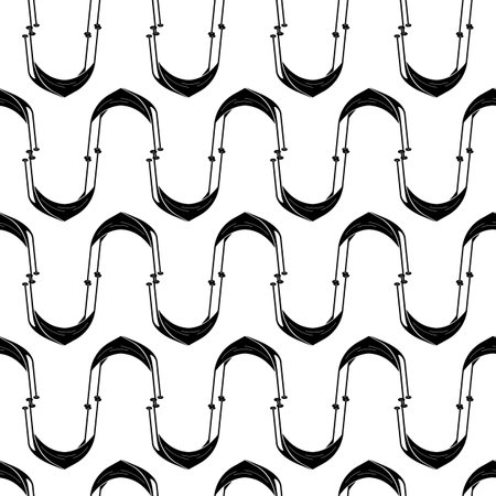 Roof tent pattern seamless background texture repeat wallpaper geometric vectorのイラスト素材