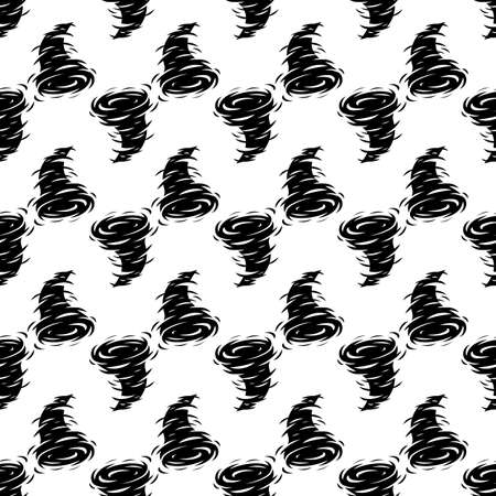 Tornado pattern seamless background texture repeat wallpaper geometric vectorのイラスト素材