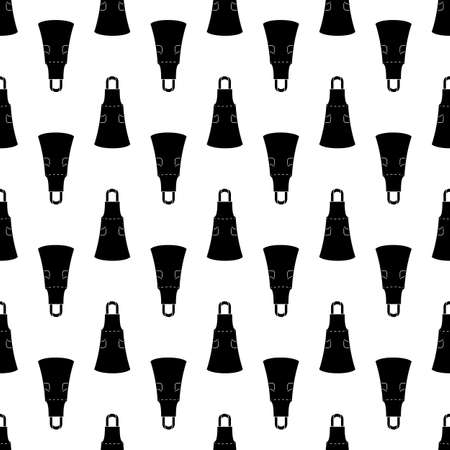 Cotton apron pattern seamless background texture repeat wallpaper geometric vectorのイラスト素材