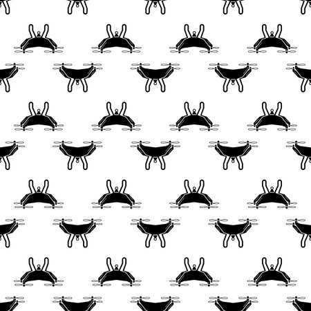 Videography drone pattern seamless background texture repeat wallpaper geometric vectorのイラスト素材