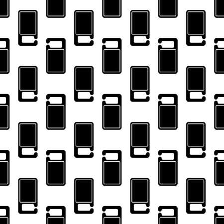 Carton door tag pattern seamless background texture repeat wallpaper geometric vectorのイラスト素材