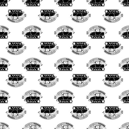 Advanced farming logo. Simple illustration of advanced farming vector logo for web design isolated on white backgroundのイラスト素材