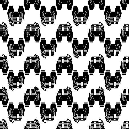 Money box pattern seamless background texture repeat wallpaper geometric vectorのイラスト素材