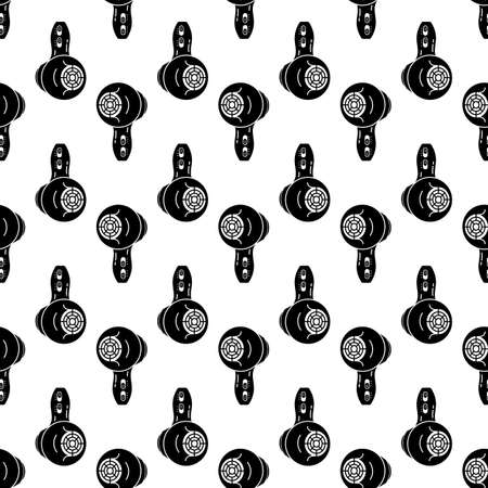 Modern hair dryer pattern seamless background texture repeat wallpaper geometric vectorのイラスト素材