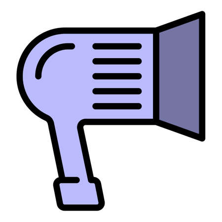 Megaphone icon. Outline megaphone vector icon color flat isolatedのイラスト素材