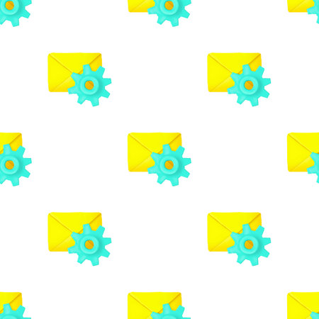 Settings of letters pattern seamless background texture repeat wallpaper geometric vectorのイラスト素材