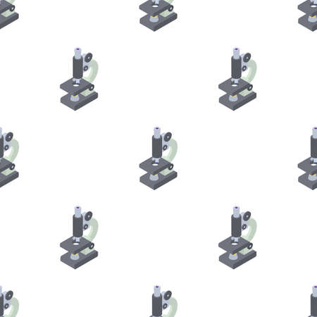 Microscope pattern seamless background texture repeat wallpaper geometric vectorのイラスト素材