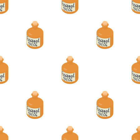 Ethanol in bottle pattern seamless background texture repeat wallpaper geometric vectorのイラスト素材