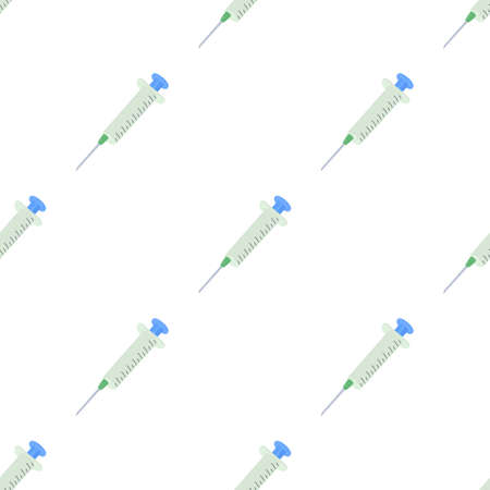 Syringe pattern seamless background texture repeat wallpaper geometric vectorのイラスト素材