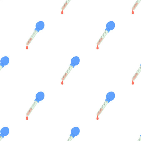 Pipette pattern seamless background texture repeat wallpaper geometric vectorのイラスト素材