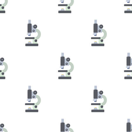 Microscope pattern seamless background texture repeat wallpaper geometric vectorのイラスト素材