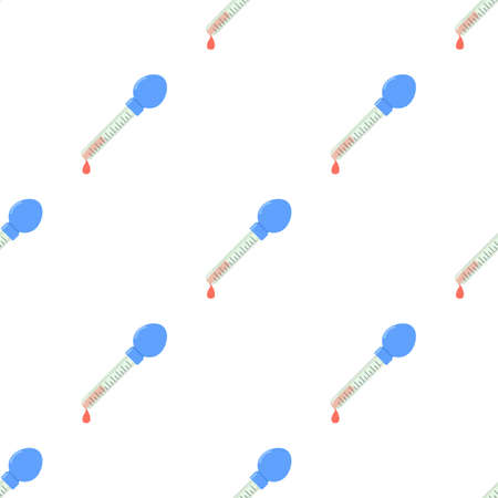 Pipette pattern seamless background texture repeat wallpaper geometric vectorのイラスト素材