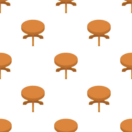 Round table pattern seamless background texture repeat wallpaper geometric vectorのイラスト素材