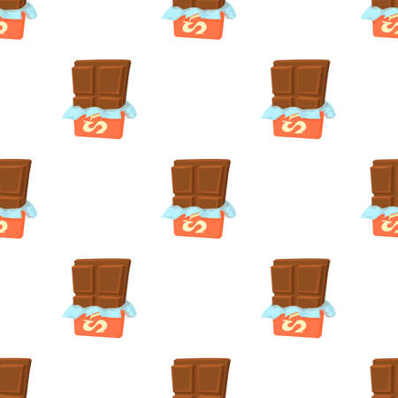 Chocolate pattern seamless background texture repeat wallpaper geometric vectorのイラスト素材