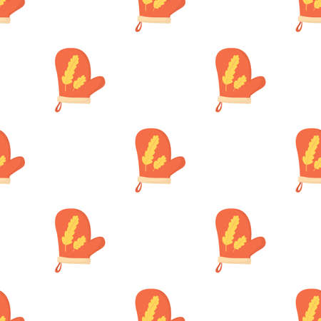 Mitten pattern seamless background texture repeat wallpaper geometric vectorのイラスト素材