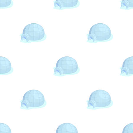 Igloo pattern seamless background texture repeat wallpaper geometric vector