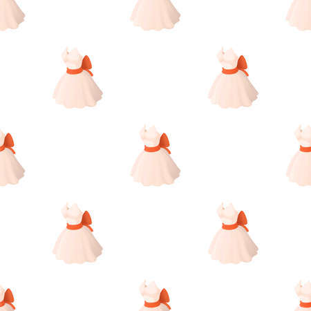 Wedding dress pattern seamless background texture repeat wallpaper geometric vectorのイラスト素材