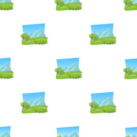 Small valley pattern seamless background texture repeat wallpaper geometric vectorのイラスト素材