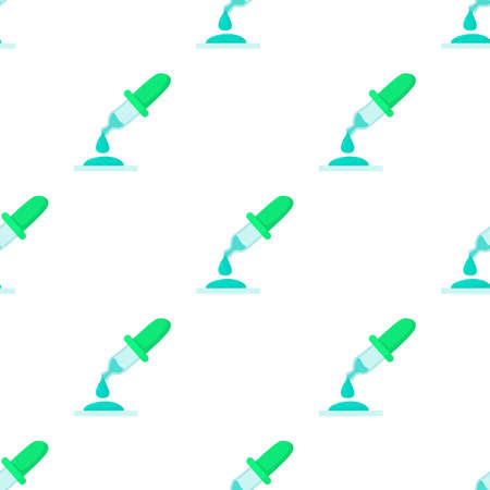 Pipette pattern seamless background texture repeat wallpaper geometric vectorのイラスト素材