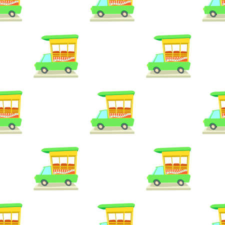 Indian taxi pattern seamless background texture repeat wallpaper geometric vectorのイラスト素材