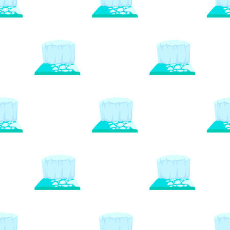 Iceberg pattern seamless background texture repeat wallpaper geometric vectorのイラスト素材