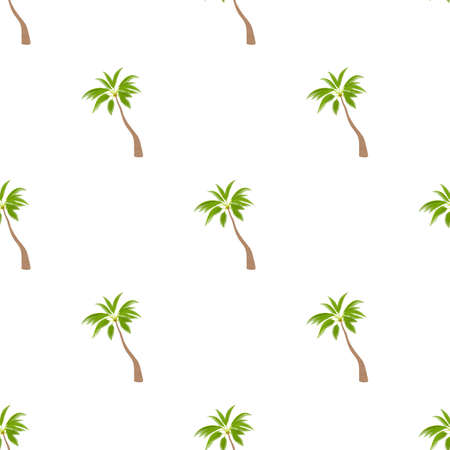 Sloped palm tree pattern seamless background texture repeat wallpaper geometric vectorのイラスト素材
