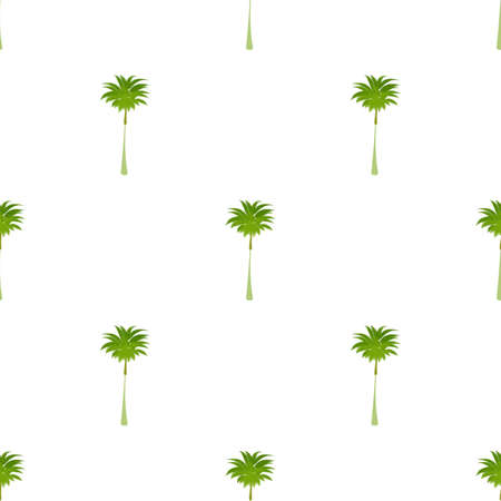 Thin palm tree pattern seamless background texture repeat wallpaper geometric vectorのイラスト素材
