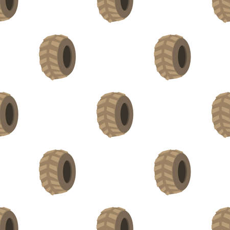 Big tire pattern seamless background texture repeat wallpaper geometric vectorのイラスト素材