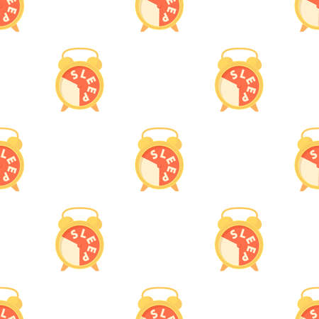 Time to sleep pattern seamless background texture repeat wallpaper geometric vectorのイラスト素材
