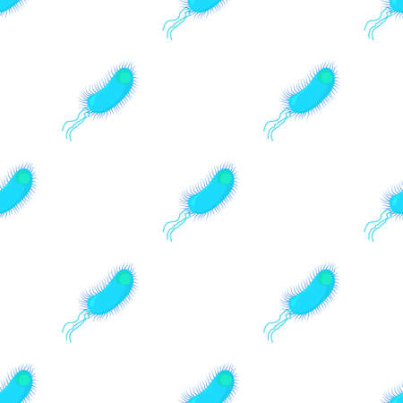 Long bacterium centipede pattern seamless background texture repeat wallpaper geometric vectorのイラスト素材