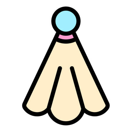 Pocket handkerchief icon. Outline pocket handkerchief vector icon color flat isolatedのイラスト素材