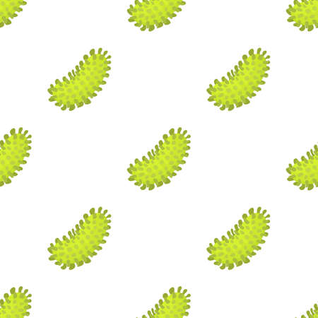 Cell of dangerous virus pattern seamless background texture repeat wallpaper geometric vectorのイラスト素材