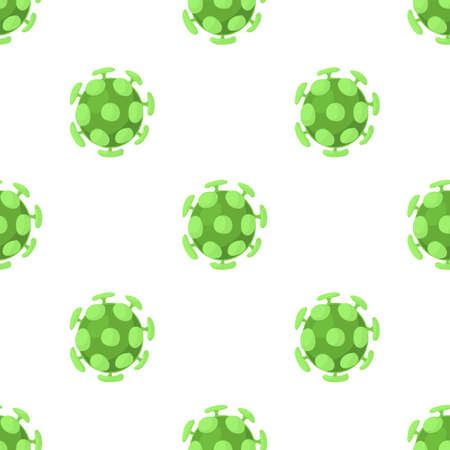 Bacterial cell pattern seamless background texture repeat wallpaper geometric vectorのイラスト素材