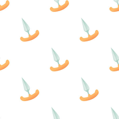 Sharp spear pattern seamless background texture repeat wallpaper geometric vectorのイラスト素材
