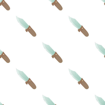 Knife pattern seamless background texture repeat wallpaper geometric vectorのイラスト素材