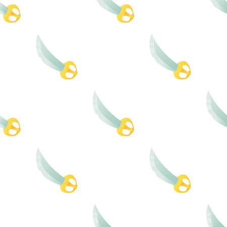 Cutlass pattern seamless background texture repeat wallpaper geometric vectorのイラスト素材