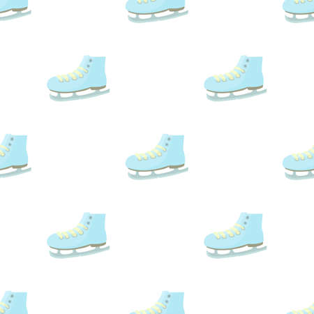 Ice skate pattern seamless background texture repeat wallpaper geometric vectorのイラスト素材