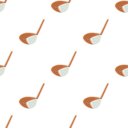 Golf stick pattern seamless background texture repeat wallpaper geometric vectorのイラスト素材