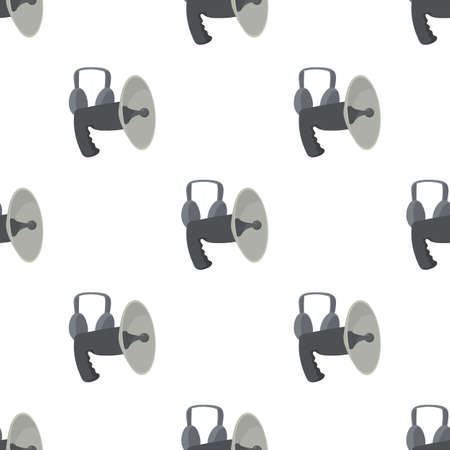 Loudspeaker pattern seamless background texture repeat wallpaper geometric vectorのイラスト素材