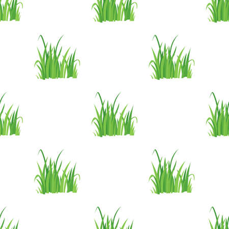 Grass pattern seamless background texture repeat wallpaper geometric vectorのイラスト素材