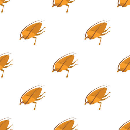Cockroach pattern seamless background texture repeat wallpaper geometric vectorのイラスト素材