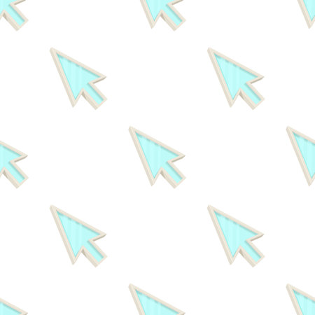 Pointer pattern seamless background texture repeat wallpaper geometric vectorのイラスト素材