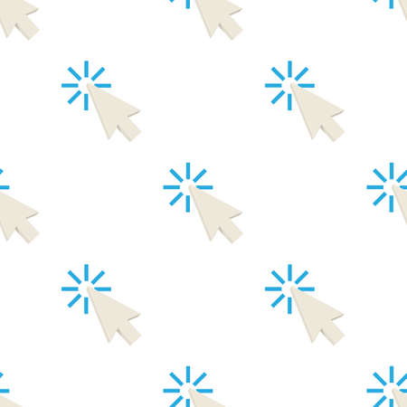 Touching pointer pattern seamless background texture repeat wallpaper geometric vectorのイラスト素材