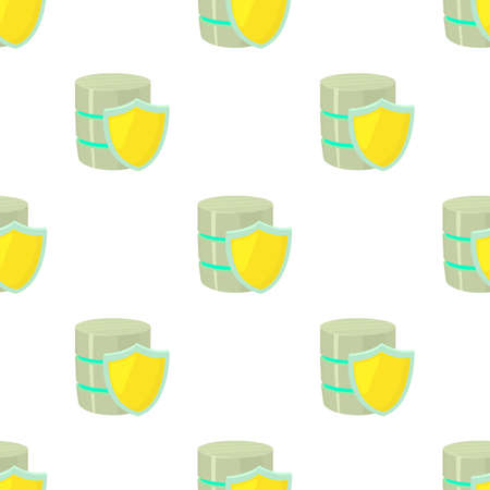 Safe database pattern seamless background texture repeat wallpaper geometric vectorのイラスト素材